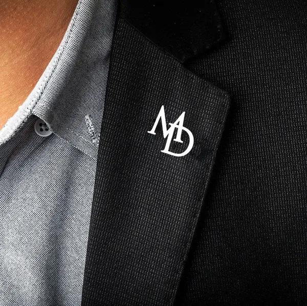 Custom_Initials_Brooch_For_Groom_Business_Event