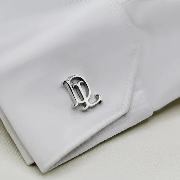 Silver_Personalized_Initials_Cufflinks_For_Men