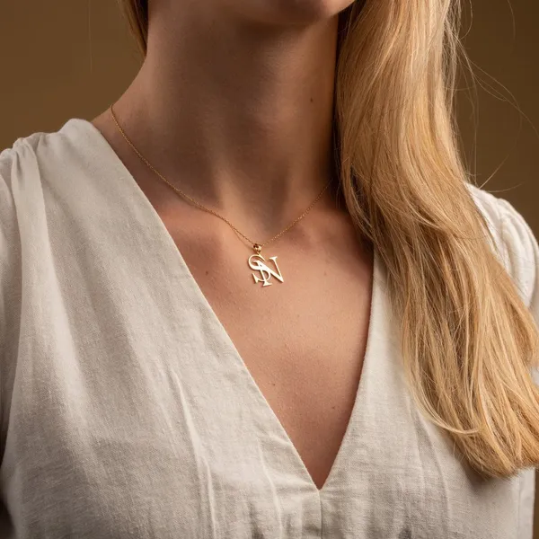 Double_Initial_Necklace