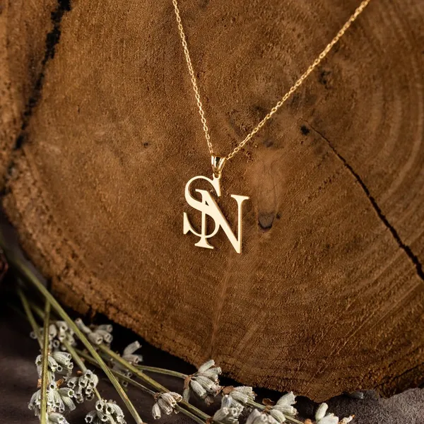Double_Initial_Necklace