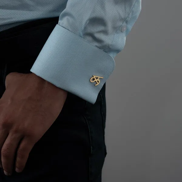 Groomsmen_Alphabet_Initial_Cufflinks_For_Men
