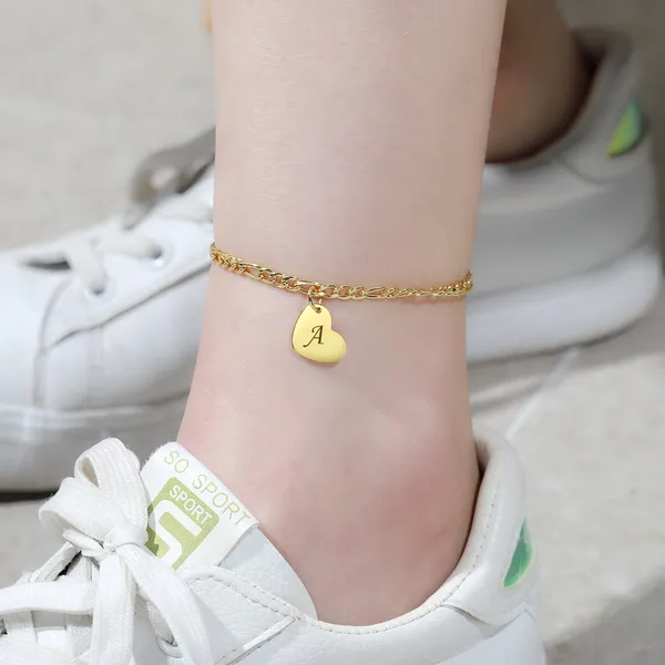 Heart_Initial_Engraved_Anklet
