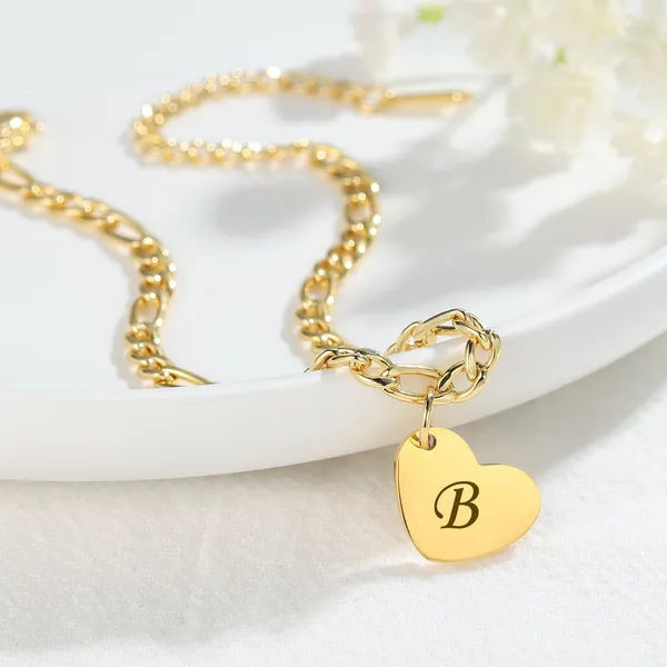 Heart_Initial_Engraved_Anklet