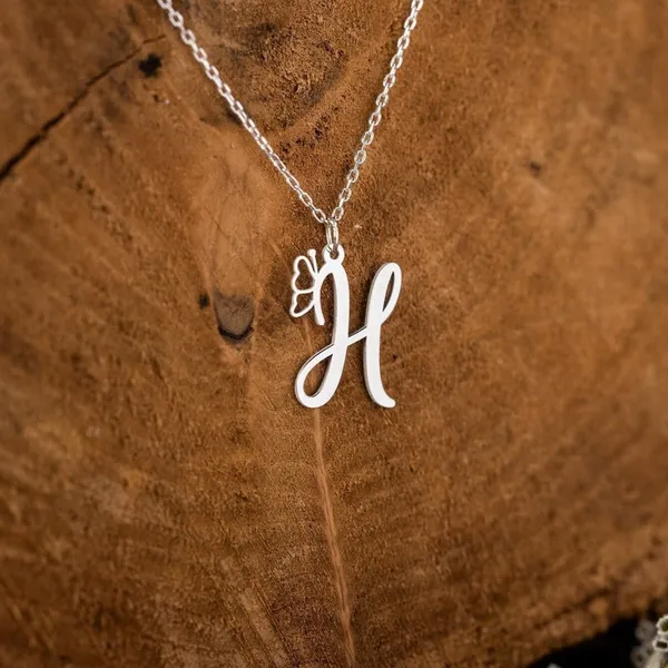 Initial_Necklace_With_Butterfly