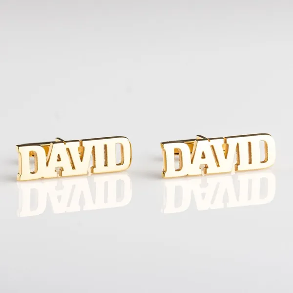 Gold_Personalized_Name_Cufflinks_For_Men