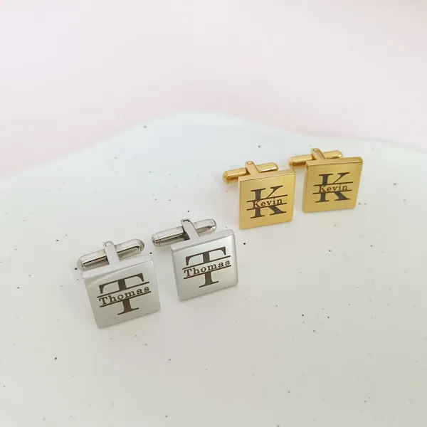 Personalized_Name_Cufflinks_With_Initial_For_Men