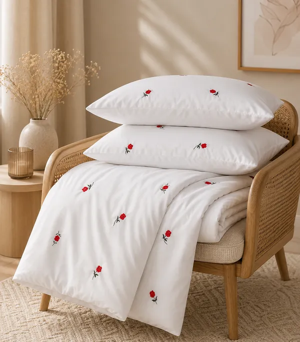Exquisite_embroidered_cotton_bedsheet_with_red_roses_on_white_in_premium_cotton_bedsheet_along_with_two_pillow_covers