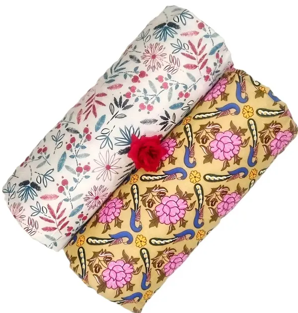 Exquisite_mustard_and_pink_and_white_pair_of_single_dohars_in_premium_cotton