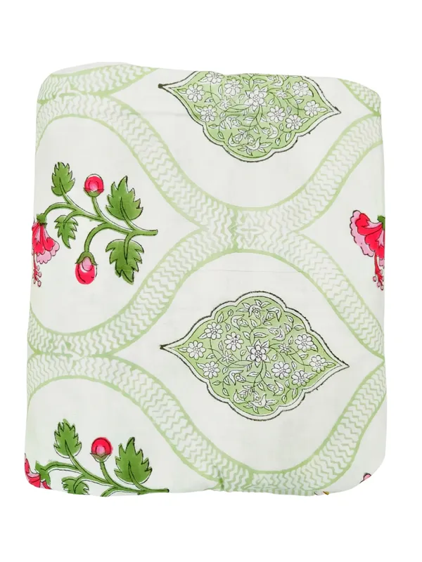 Exquisite_print_handblock_reversible_double_dohar_in_white_pink_and_green