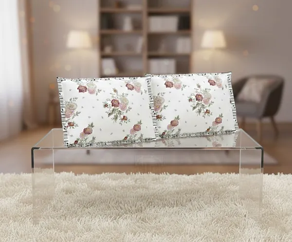 Exquisite_floral_print_in_maroon_and_pink_on_cream_premium_twill_cotton_double_bedsheet_with_two_pillow_covers