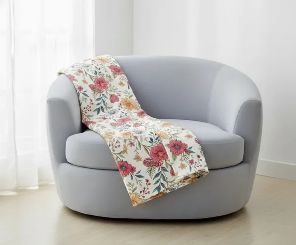 Exquisite_floral_print_in_yellow_and__peach_on_cream_premium_twill_cotton_double_bedsheet_with_two_pillow_covers