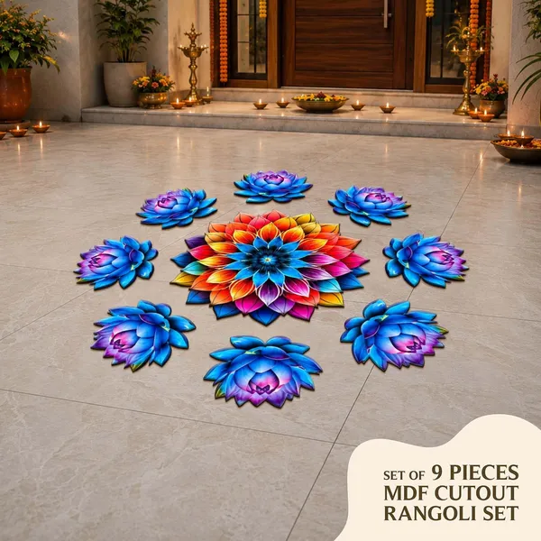 Premium_MDF_Cutout_Rangoli_for_Diwali_-_Blue_Flower