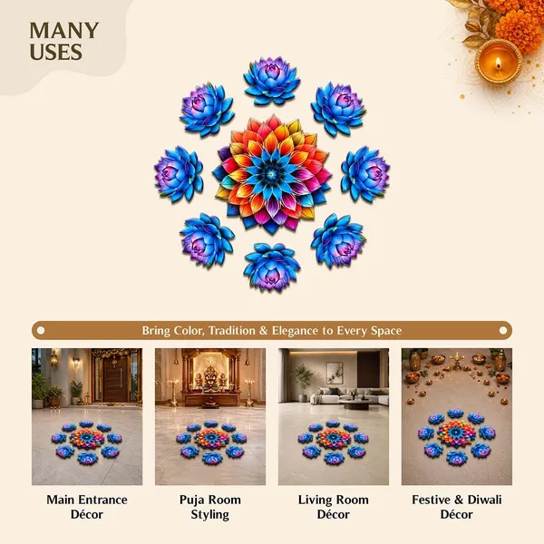 Premium_MDF_Cutout_Rangoli_for_Diwali_-_Blue_Flower