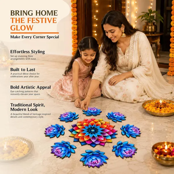 Premium_MDF_Cutout_Rangoli_for_Diwali_-_Blue_Flower