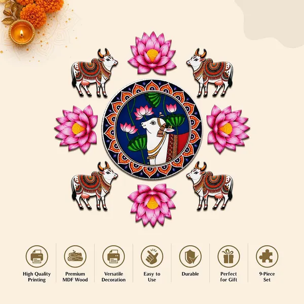Premium_MDF_Cutout_Rangoli_for_Diwali_-_Cow_Lotus