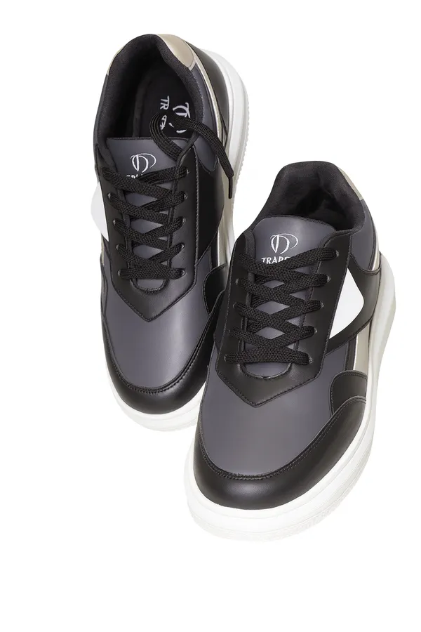Black_Pu_And_Leather_Shoes_For_Men