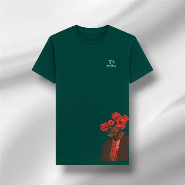 Green_Cotton_T-Shirt_For_Men