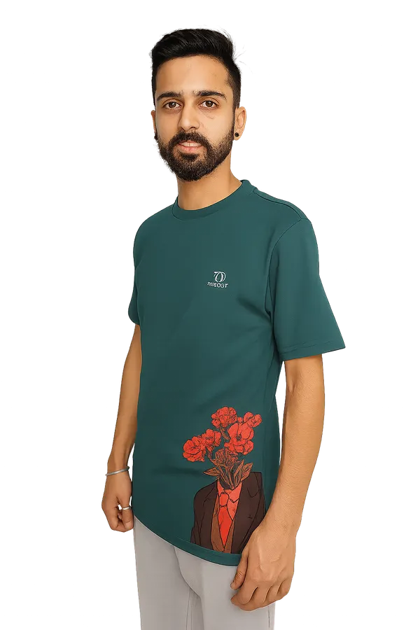 Green_Cotton_T-Shirt_For_Men