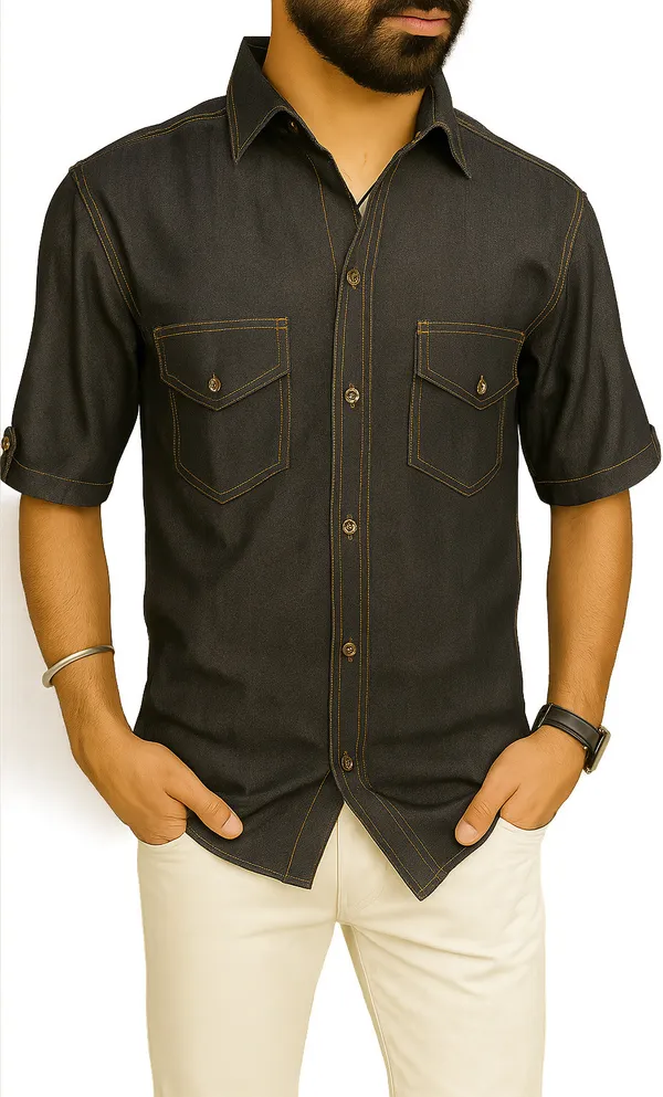 Black_Denim_Shirt_For_Men