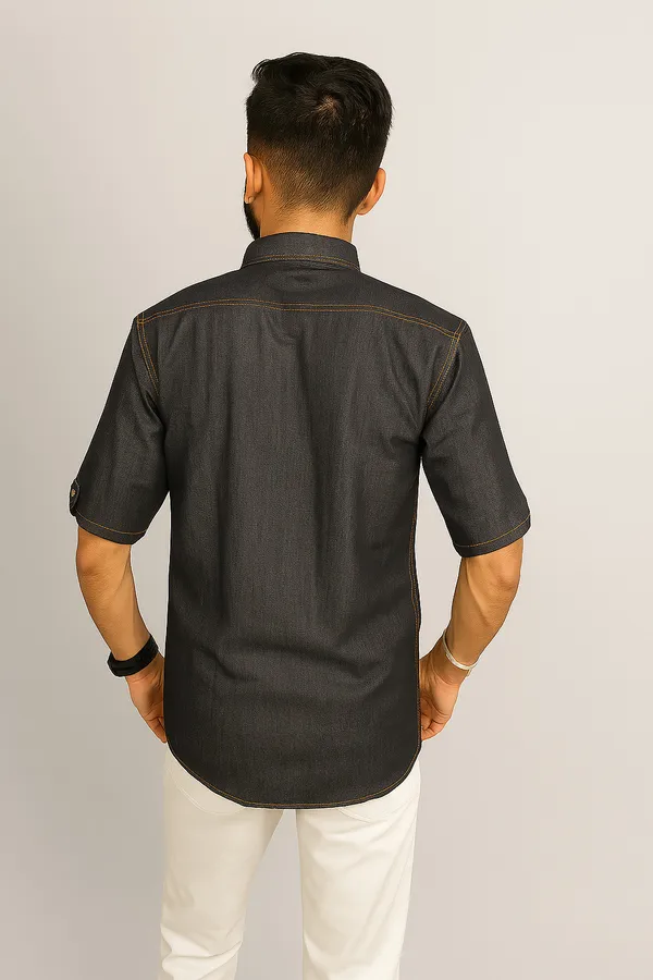 Black_Denim_Shirt_For_Men