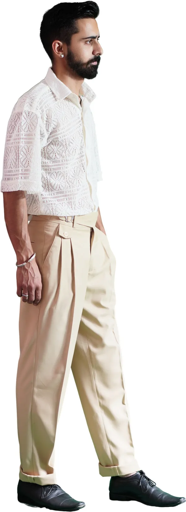 Beige_Polyester_Pant_For_Men