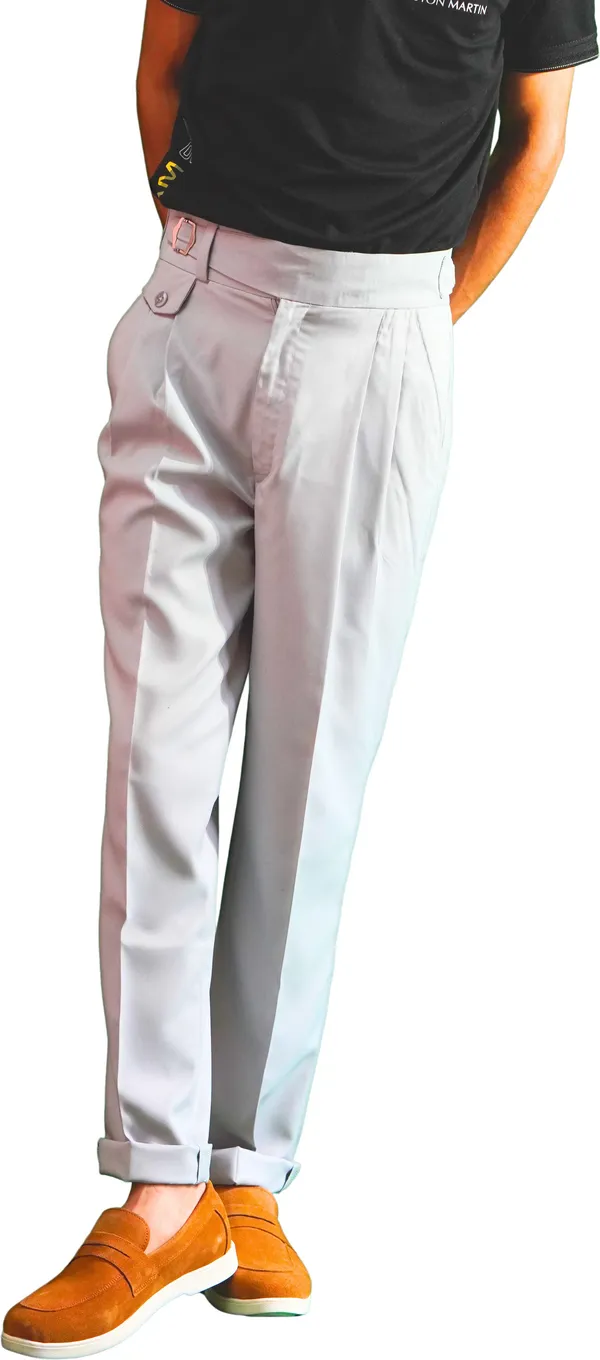 Grey_Polyester_Pant_For_Men