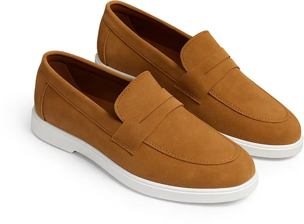 Tan_Suede_And_Leather_Shoes_For_Men