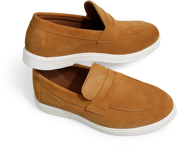 Tan_Suede_And_Leather_Shoes_For_Men