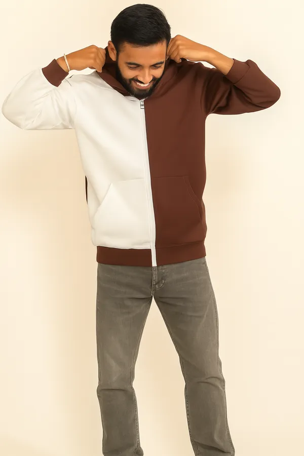 White_And_Brown_Cotton_Hoodie_For_Men