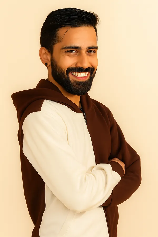 White_And_Brown_Cotton_Hoodie_For_Men