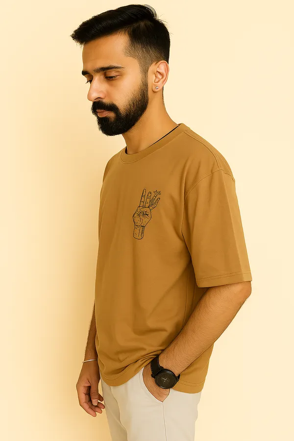 Yellow_Cotton_T-Shirt_For_Men