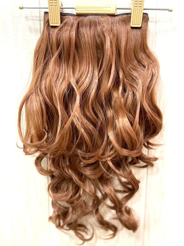 Blonde_Synthetic_Hair_Extension_For_Women_(Copper)