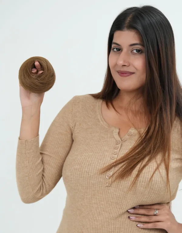 Light_Brown_Scrunchies_for_Women_(5_Inches)