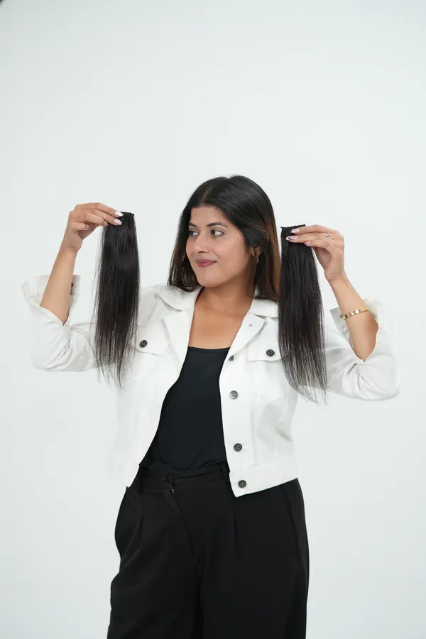 Black_Single_Clip_Extension_(Set_of_2)_(20_Inches)_for_Women