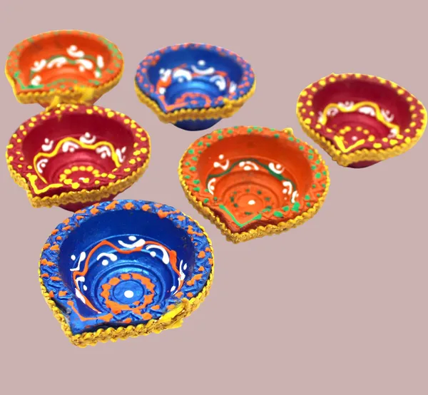 Pack_Of_12_Multicolor_Terracotta_Diya_Set