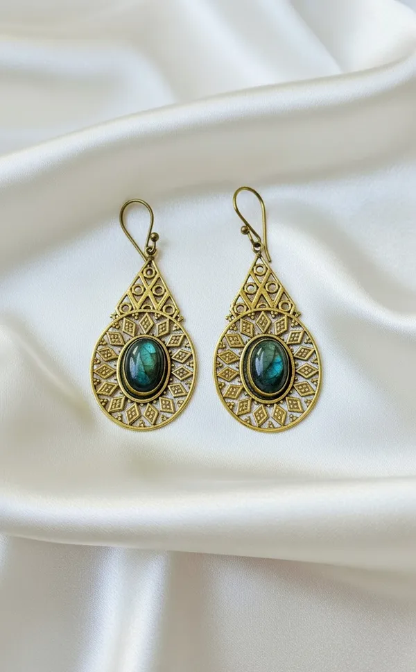 Labradorite_Brass_Earrings_Aurora_for_Women