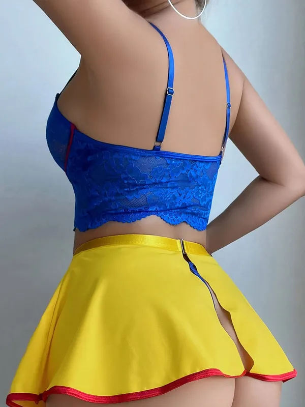 Yellow_And_Blue_Red_Lace_Bra_With_Mini_Skirt_Romantic_Roleplay_Honeymoon_Lingerie_Set_For_Women