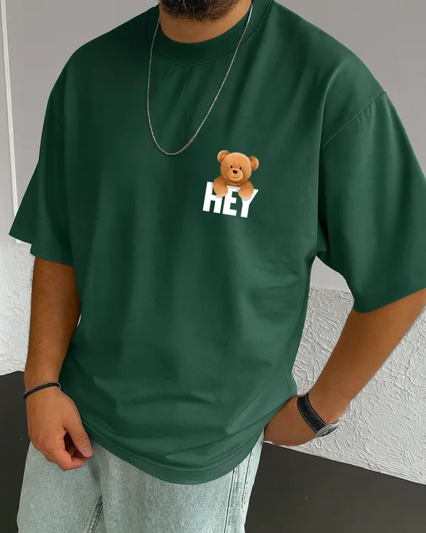Chill_Vibe_Bear_Edition_Bottle_Green_Oversize_Tee