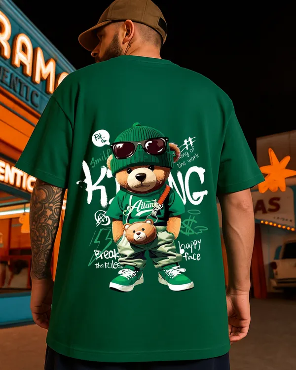 Chill_Vibe_Bear_Edition_Bottle_Green_Oversize_Tees