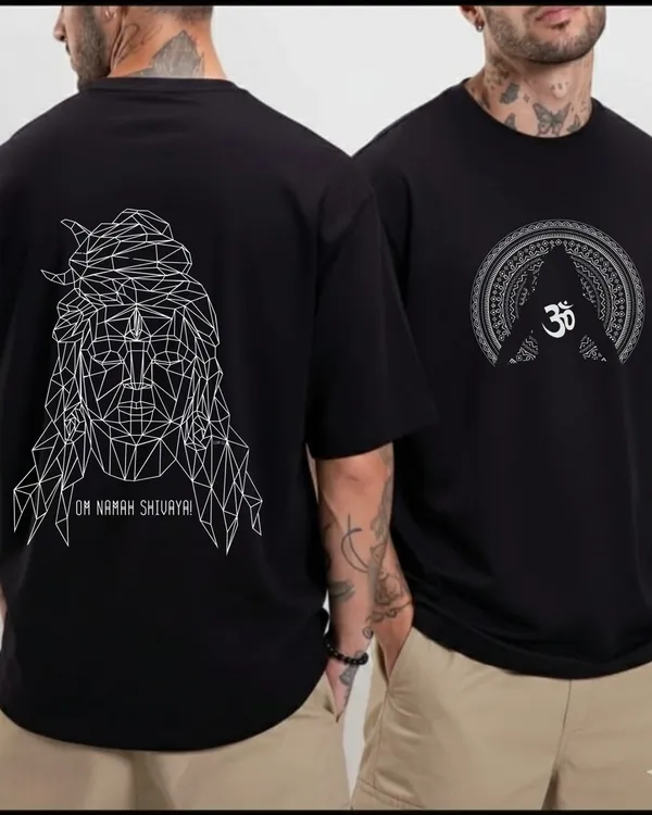 Cosmic_Shiva_edition_Oversize_Black_Tees