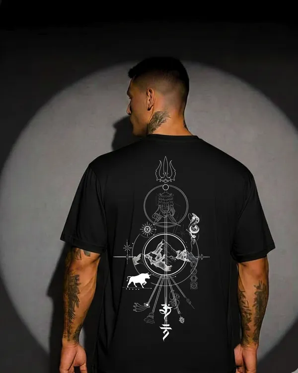Dharmo_Rakshati_Rakshitah_Black_Oversize_Tees