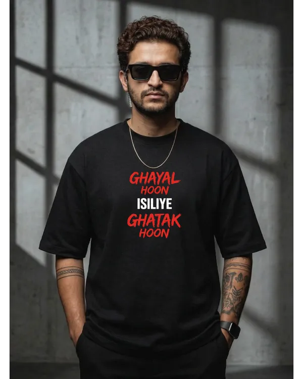 Dhurandhar_collection_oversize_Black_Tees