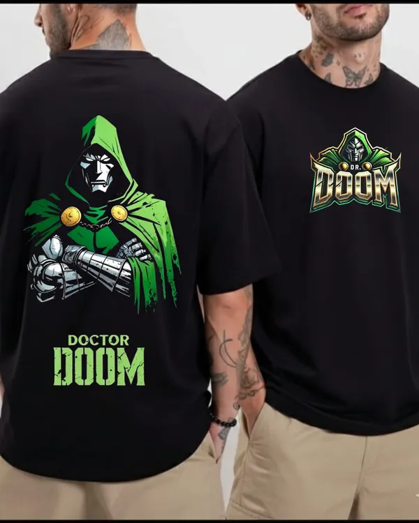 Doctor_Doom_Supreme_Oversized_Black_T-Shirt