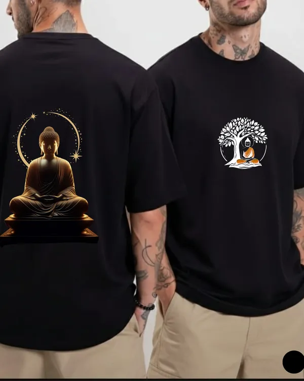 Golden_Buddha_Celestial_Graphic_Black_Oversize_Tee