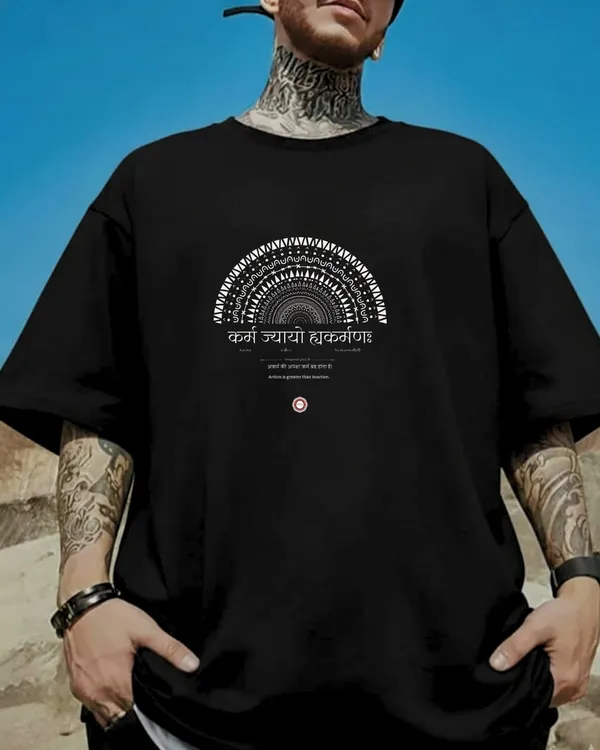 Karma_Action_Edition_Oversize_Black_Tees