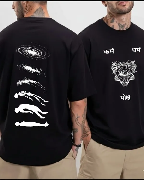 Mystic_Eye_&_Cosmic_Evolution_Spiritual_oversize_BlackTee