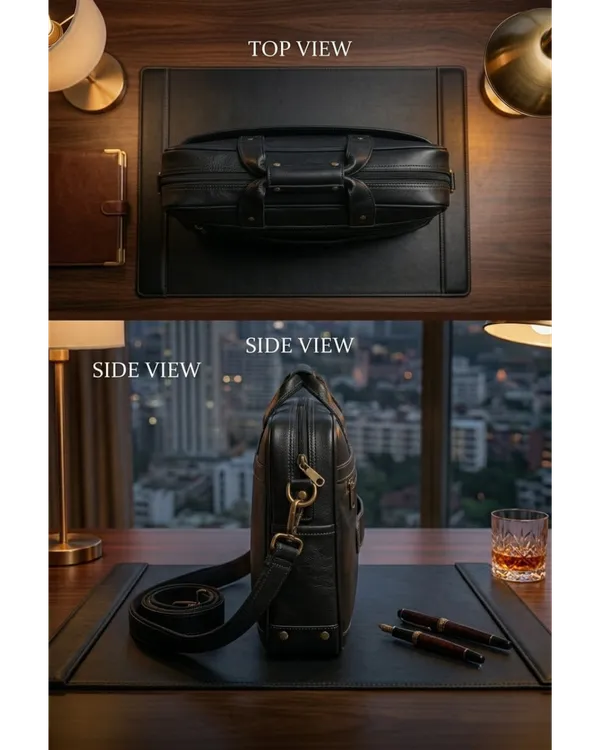 Signature_Black_Leather_Office_&_Laptop_Bag
