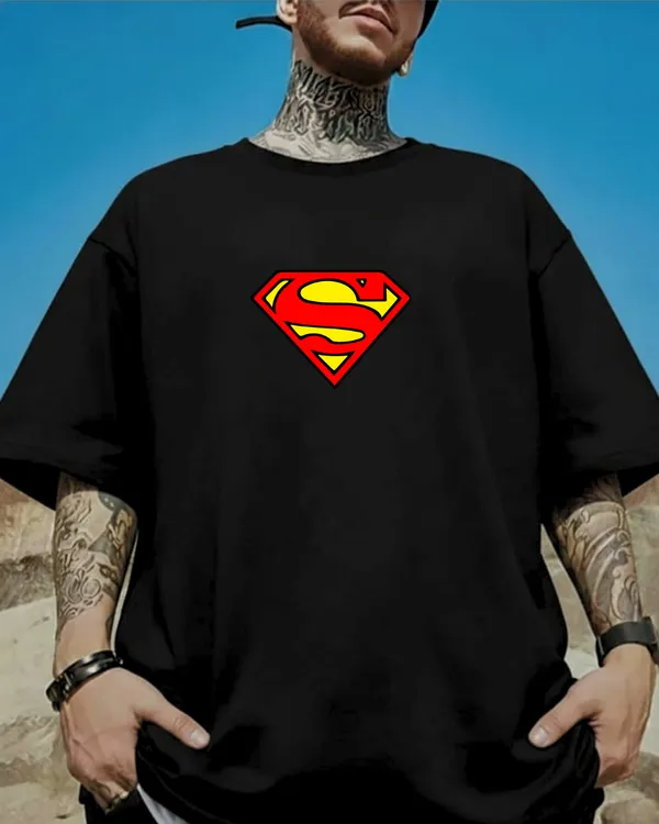 Superman_Hope_Edition_Oversize_Black_Tees