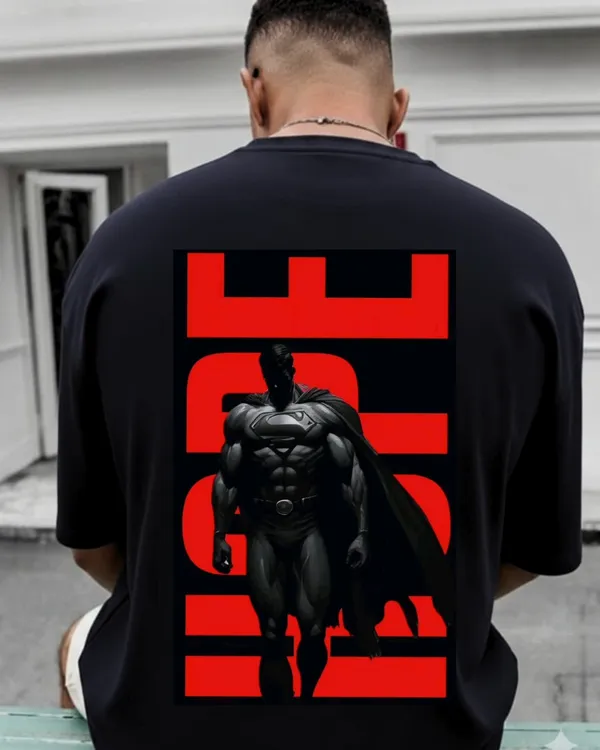 Superman_Hope_Edition_Oversize_Black_Tees