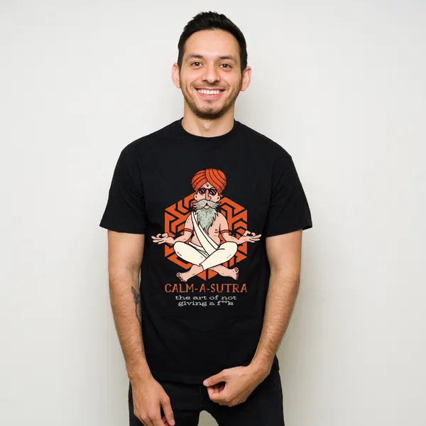 Black_Calm-A-Sutra_Chill_Monk_Graphic_Oversize_Tee